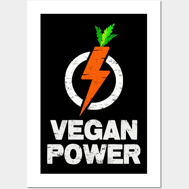 Vegan Power Wall Art by AllWellia